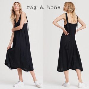 rag & bone Allegra Tank Dress in black
